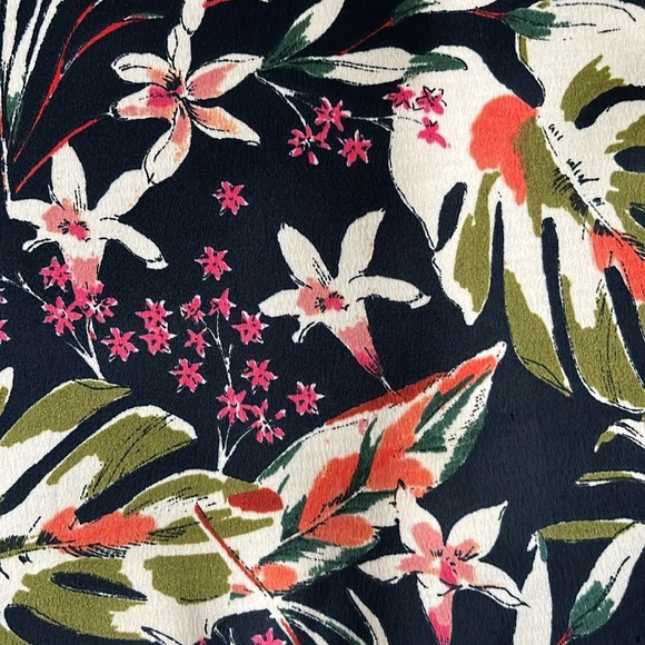 Zara Tropical Floral Print 3/4 sleeve Blazer size Small - Picture 12 of 12